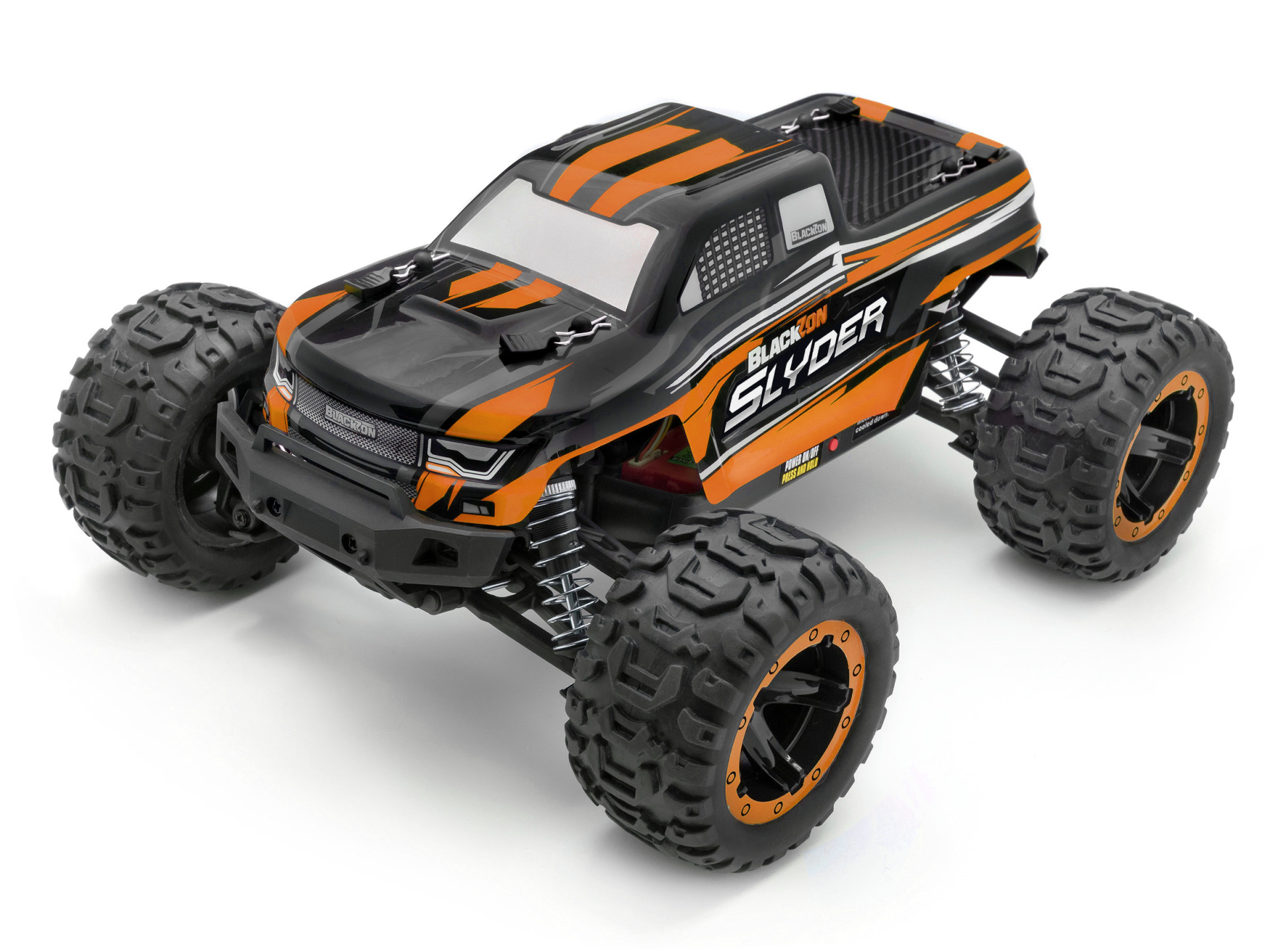 BLACKZON Slyder MT Orange 1/16 4WD Elektro RC Monster Truck 540099 - Abbildung 2