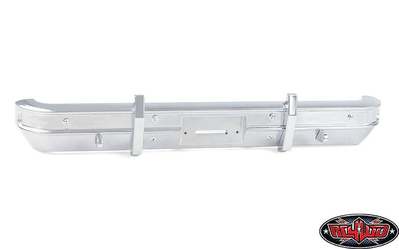 RC4WD Aluminium Front Bumper chrom für versteckte Winde Z-S0162