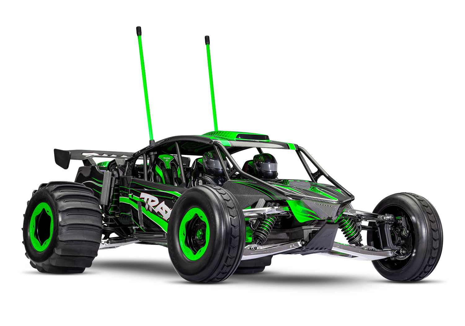 Traxxas FUNCO RWD 8S VXL 1/6 Sand Car Grün RTR Brushless o. Akku & Lader 109076-4 - Abbildung 1