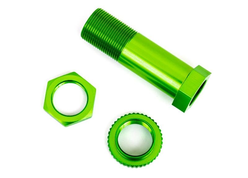 Traxxas Servo-Saver-Steher + Mutter Alu grün eloxiert 9545G