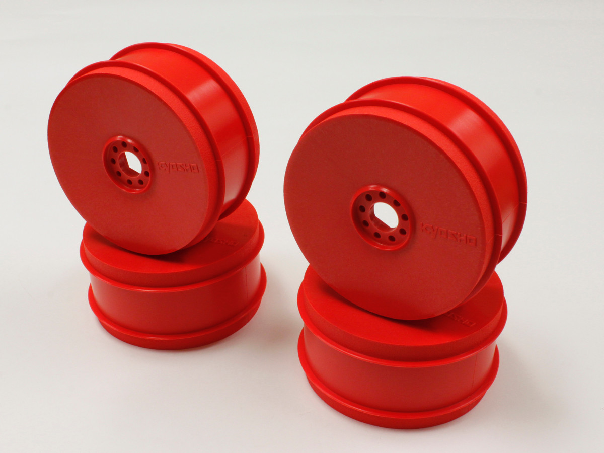 Kyosho FELGEN INFERNO MP9 TKI4 (4) ROT IFH006KR