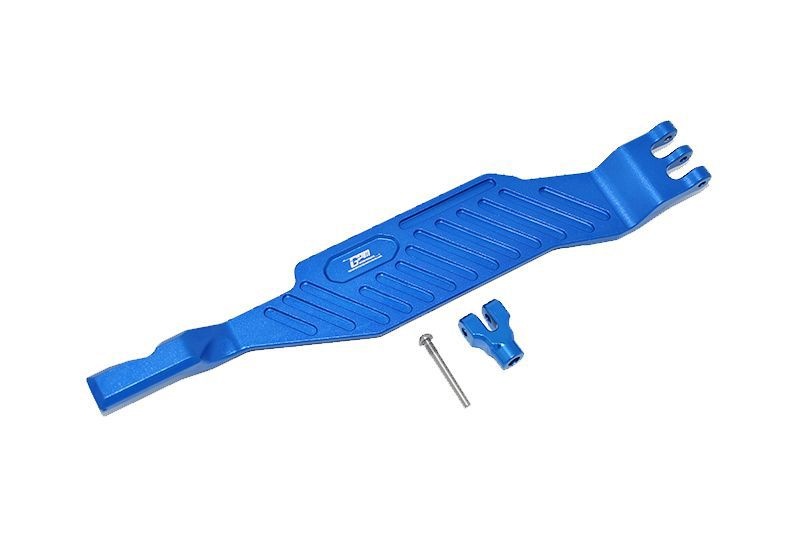 GPM Alu Akkuhalter blau Traxxas Hoss