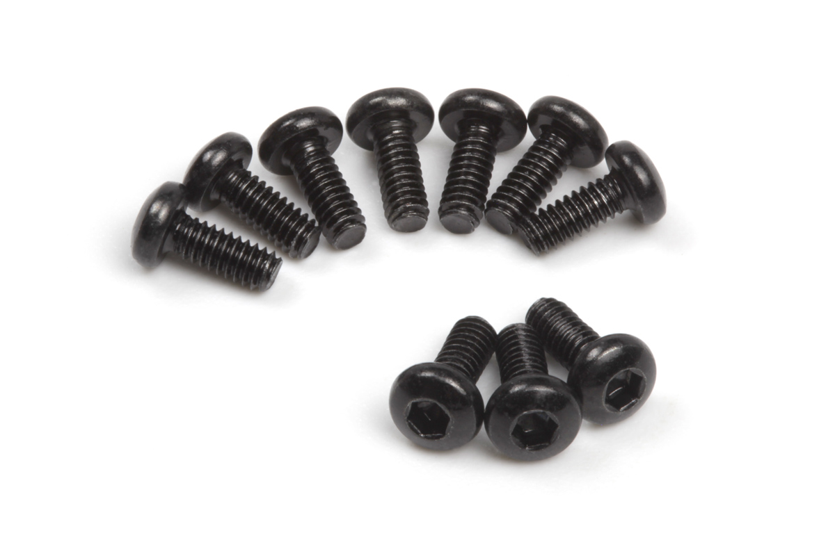 HPI Flachkopfschraube M2x3mm (Sechskant/10St.) 161298