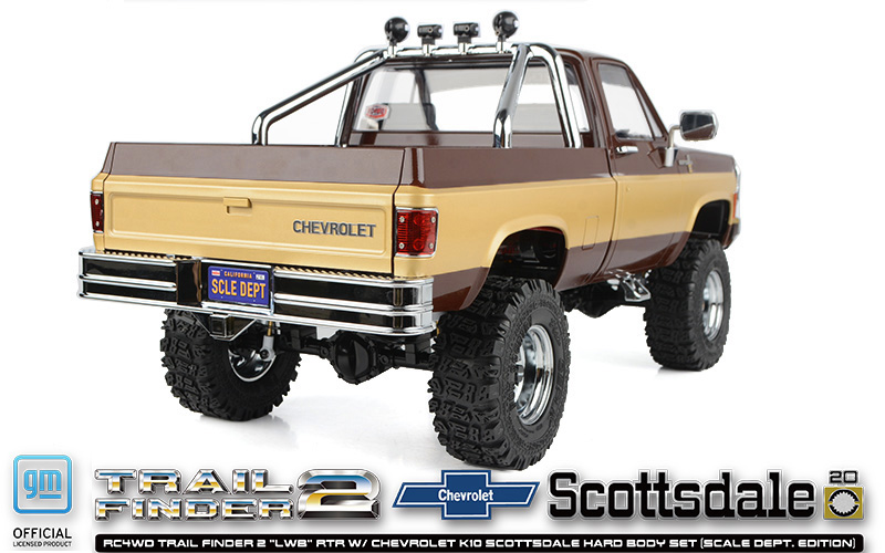 RC4WD Trail Finder 2 LWB RTR mit Chevrolet K10 Scottsdale HardBody RC4WD (Scale Dept. Edition) - Abbildung 3