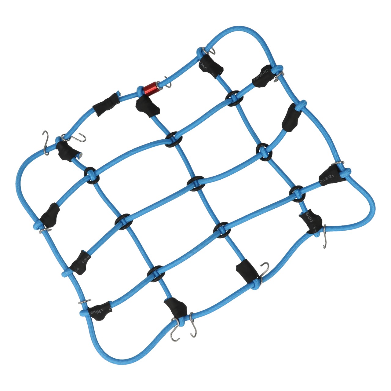 Robitronic Gepäcknetz mit Haken Blau (150mm x 120mm) R21001BL
