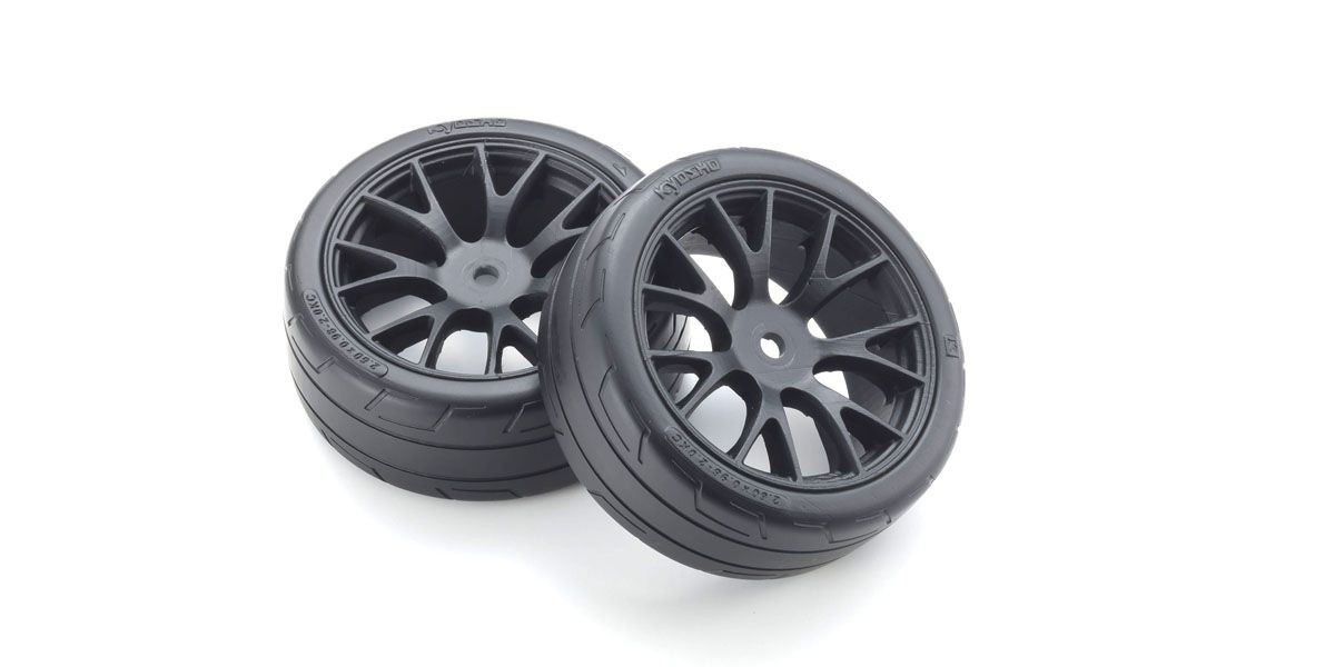 Kyosho VERKLEBTE REIFEN TC 1:10 FAZER 2.0 (2) MEDIUM FATH701BKM