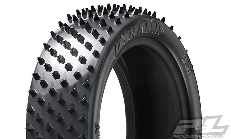 ProLine Pyramid 2.2 2WD Z3 (Medium Carpet) Off-Road Carpet Buggy Front Tires (2) 8273-103