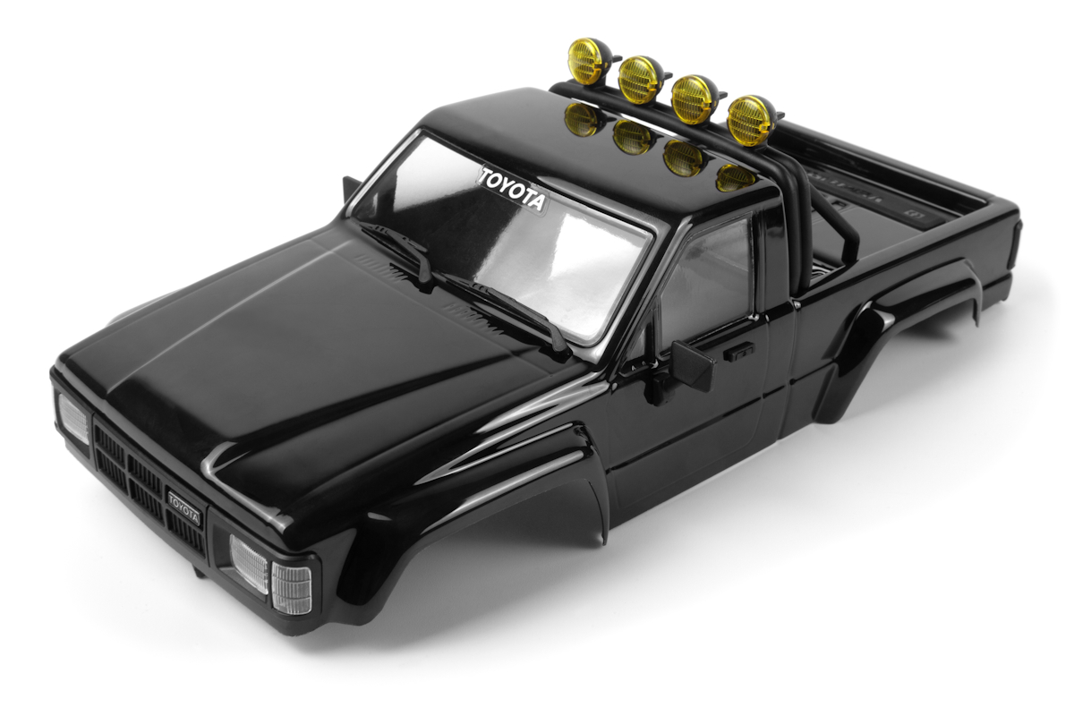 HPI Toyota Hilux SR5 Lackierte Karosserie Schwarz 160851