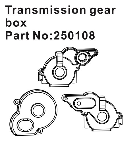 Hobby Plus Transmission Gear Box 250108