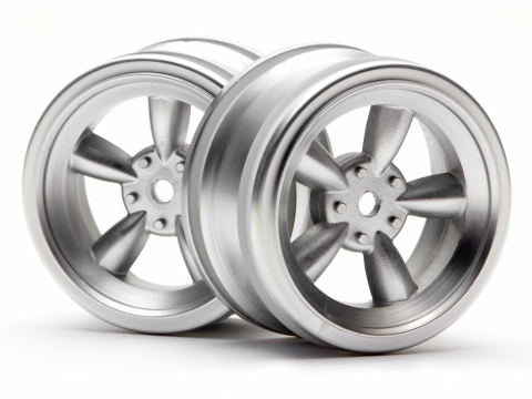 HPI Retro 5-Speichen Felgen 26mm M.-Chrom (0mm Offset) 3815 - Abbildung 1