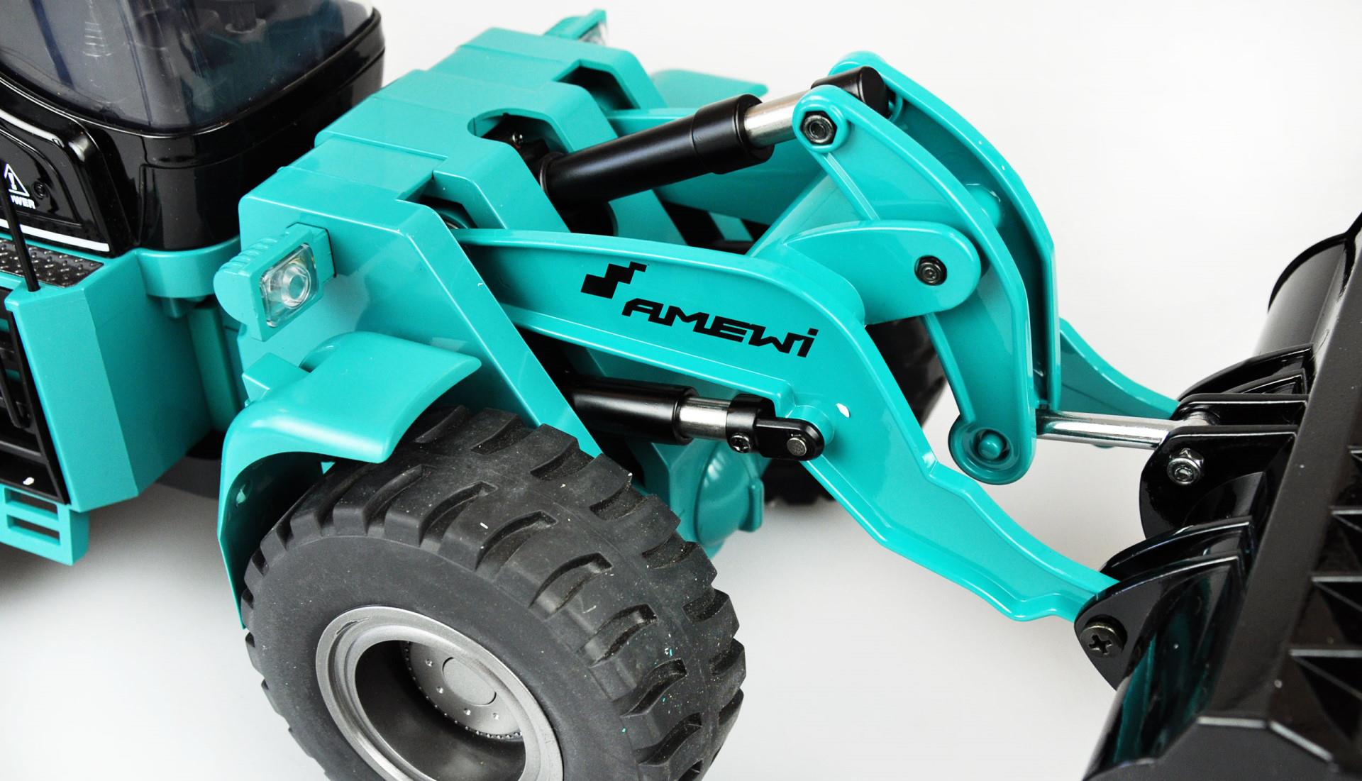 Amewi Radlader G485E SE Petrol 1:14, Teilmetall RTR, Sound, Licht, 10-Kanal 22538 - Abbildung 5