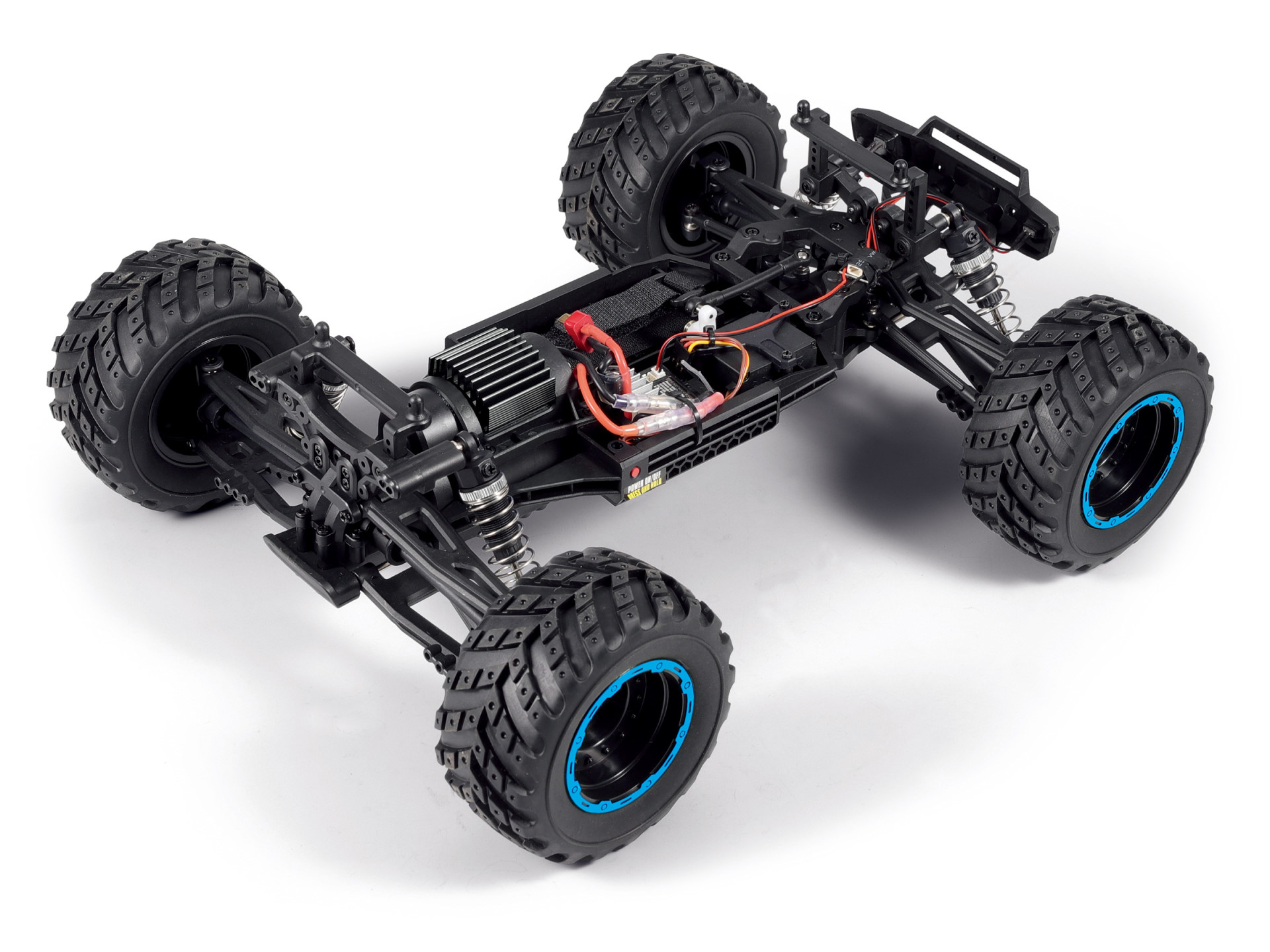 BLACKZON Smyter MT 1/12 4WD Elektro Monster Truck Blau 540111 - Abbildung 6