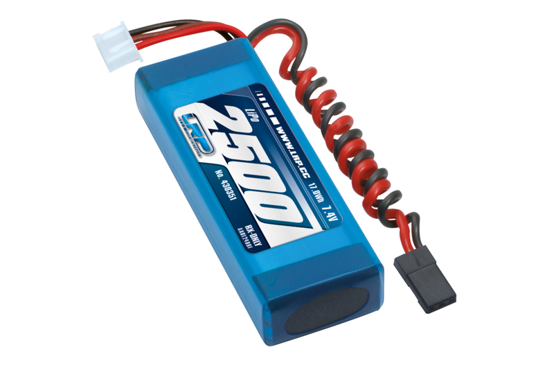 LRP LiPo 2500 RX-Pack 2/3A Straight - RX-only - 7.4V 430351 - Abbildung 1