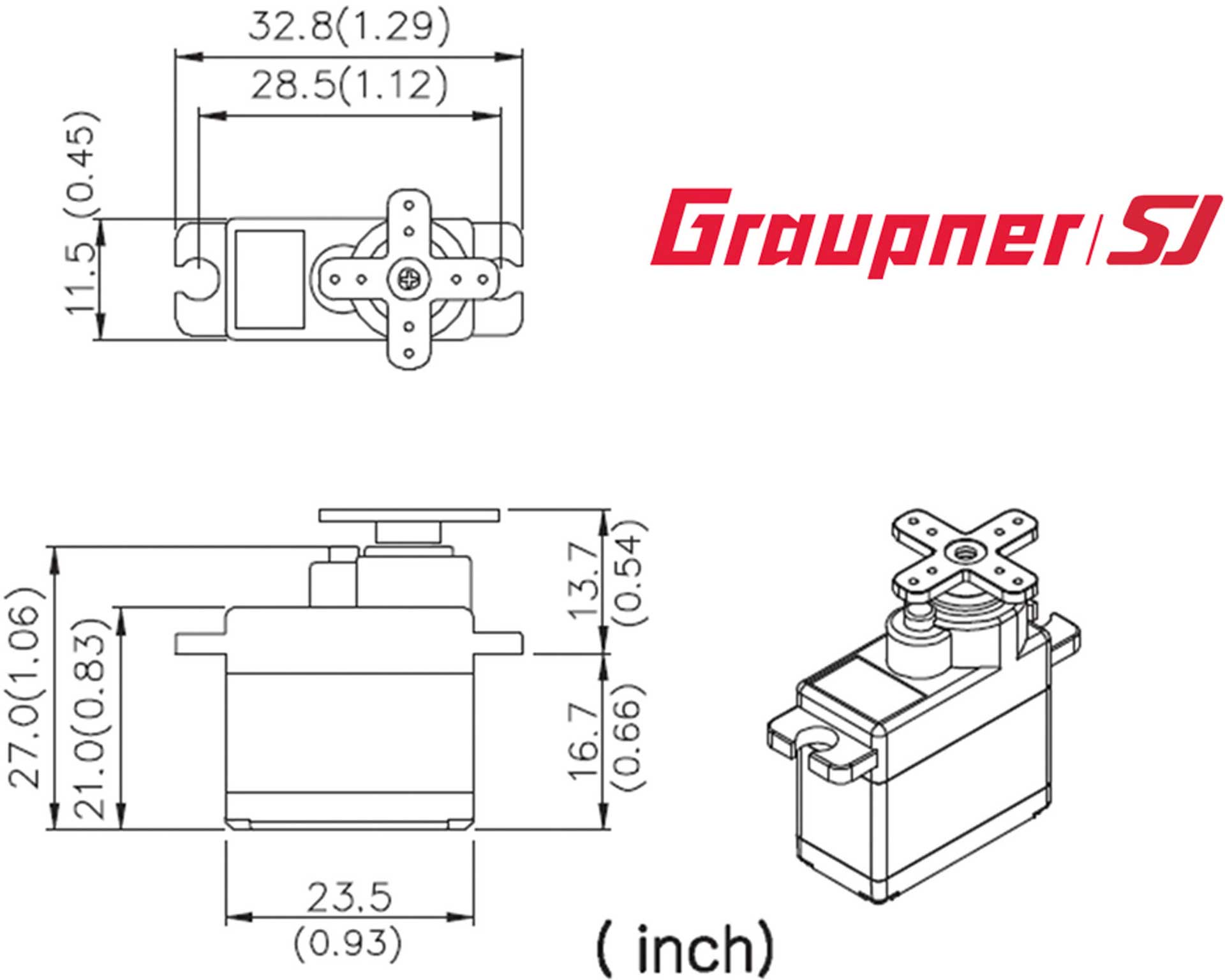 GRAUPNER DES 488 BB MG DIGITAL SERVO 7919
