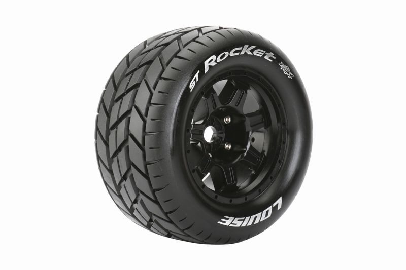 Louise MFT ST 3.8 Rocket 1/8 Sport Felge schwarz (2) 17mm TRAXXAS, HPI / 0 Offset / L-T3324B