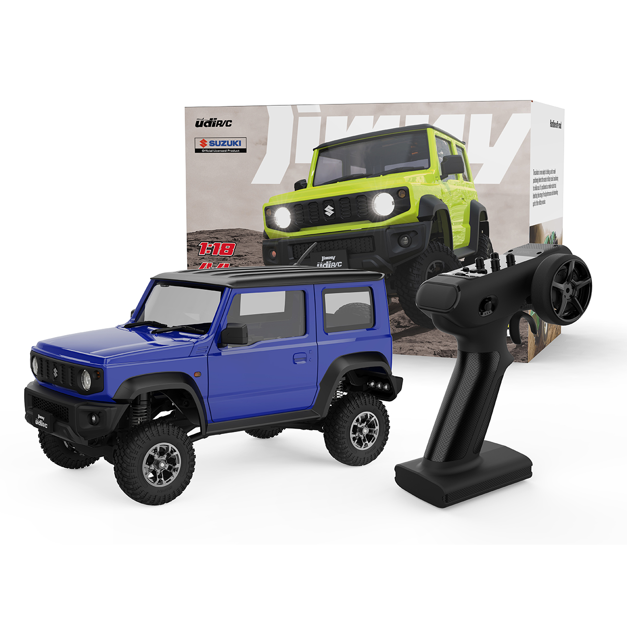 UDI RC SUZUKI JIMNY 1/18 Blau Mini Scale Crawler - Abbildung 3