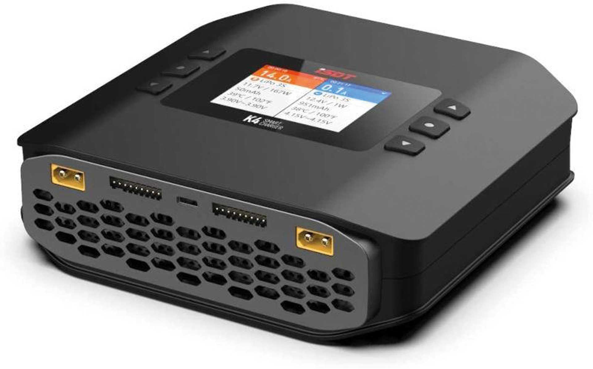 ISDT K4 Smart Charger AC/DC 1-8S / 2x 20A 2x 600W K4