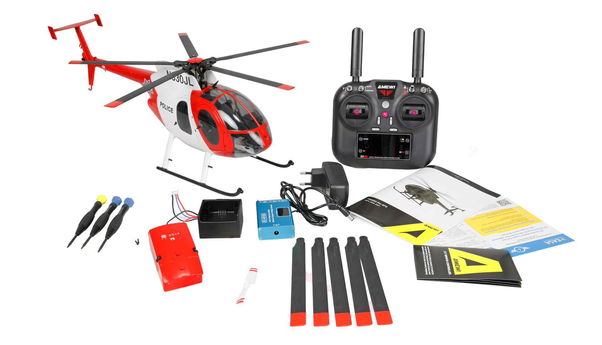 Amewi MD500 Pro GPS Helikopter Police 9-Kanal 3D/6G RTF 25374 - Abbildung 11
