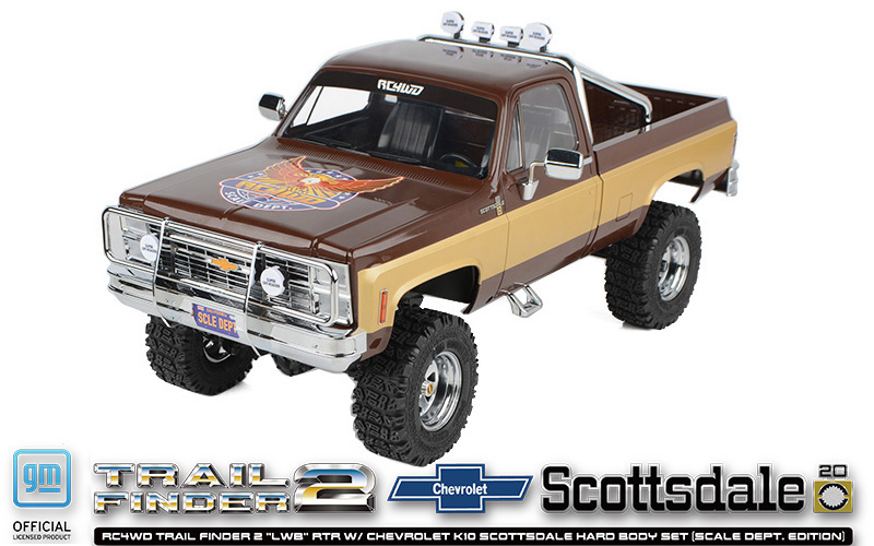 RC4WD Trail Finder 2 LWB RTR mit Chevrolet K10 Scottsdale HardBody RC4WD (Scale Dept. Edition) - Abbildung 1