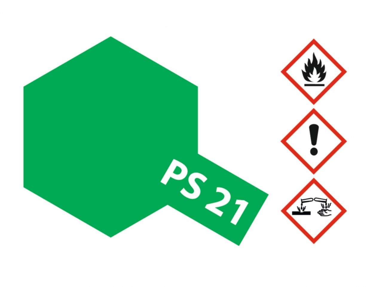 Tamiya Color Lexan Spray Farbe PS-21 Park Grün PS21 Green 100ml 300086021 - Abbildung 2