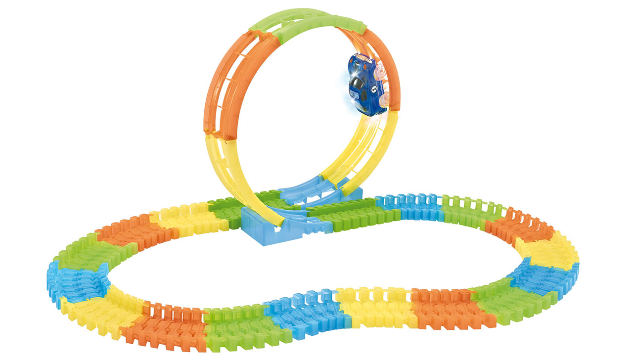 Amewi Magic Traxx Looping- Bahn 99-teilig, fluoreszierend 100655