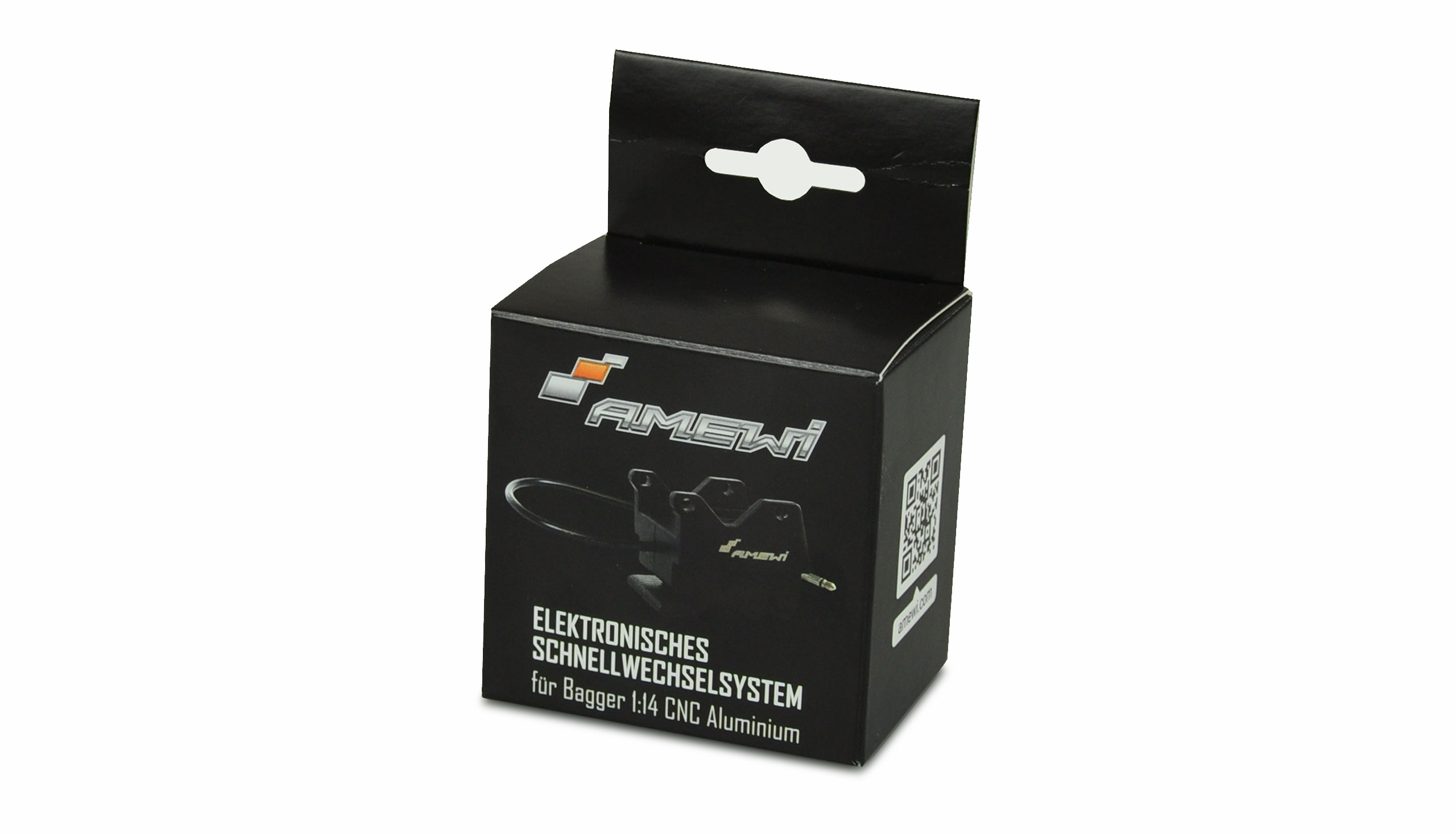 Amewi Elektronisches Schnellwechselsystem für Bagger 1:14 CNC Aluminium, blau 28369