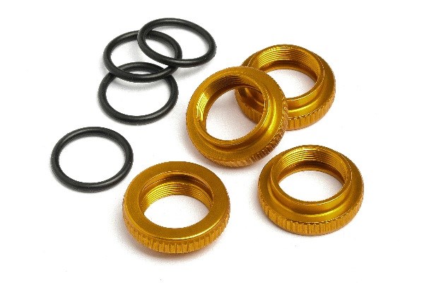 HPI Vorspannmutter 13mm (Alu/4St/Firestorm) 86839