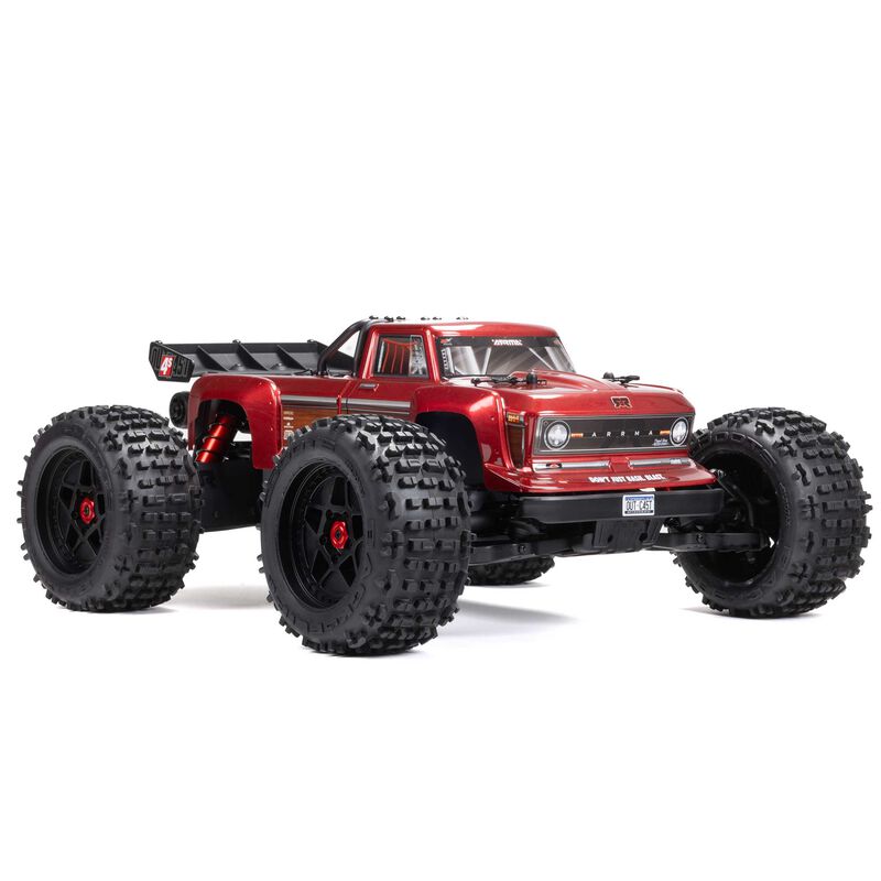 ARRMA 1/10 OUTCAST 4X4 4S V2 BLX Stunt Truck RTR, Red ARA4410V2T4