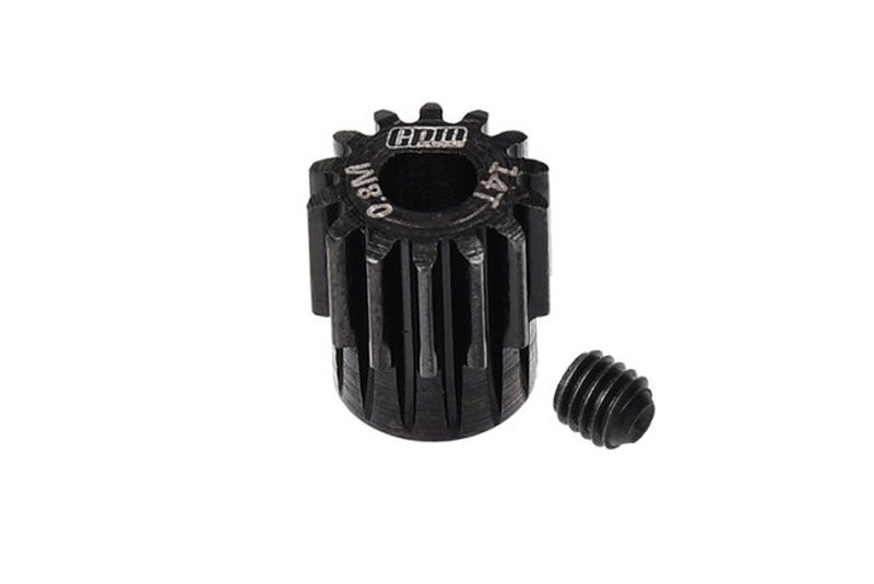 GPM Stahl 40Cr Motorritzel 14T 32dp, M0.8, Welle 5mm  MG514T/0.8MBK
