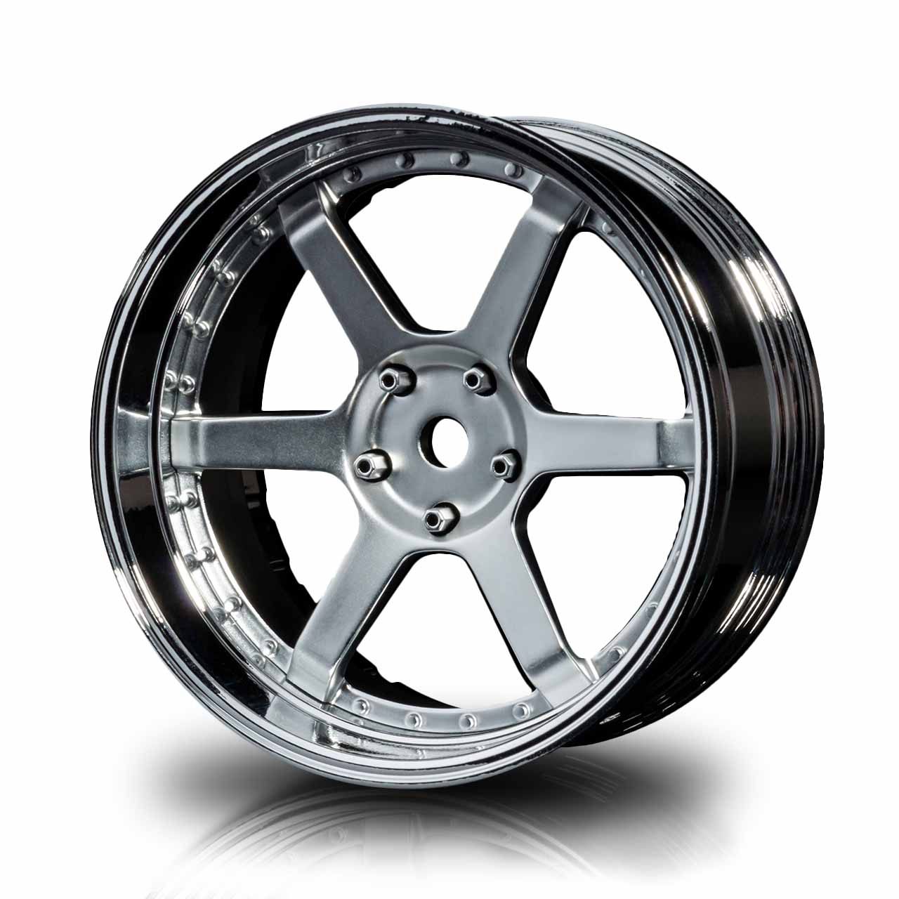 102092FS Drift Felge 106 Silber-Silbermatt Offset verstellbar (4)