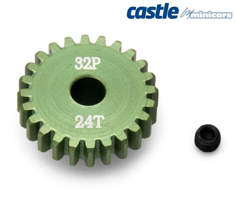 Castle Ritzel Stahl 24 Zähne 32P - 5mm 010-0065-04