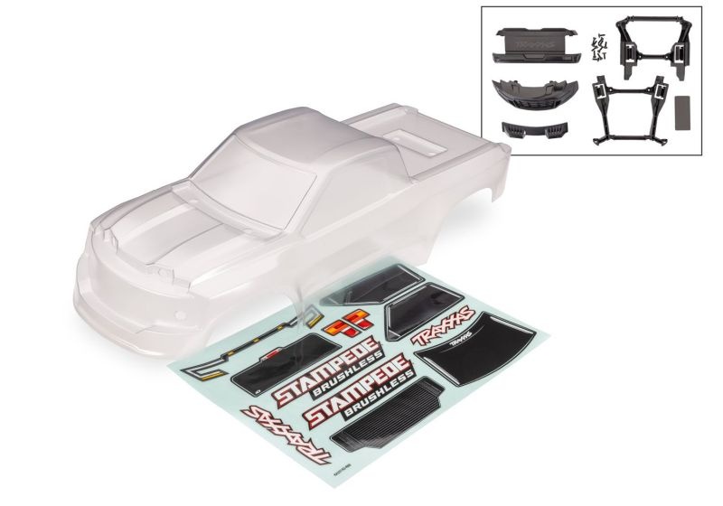 Traxxas Karo unlackiert Stampede 2WD VX3 13611