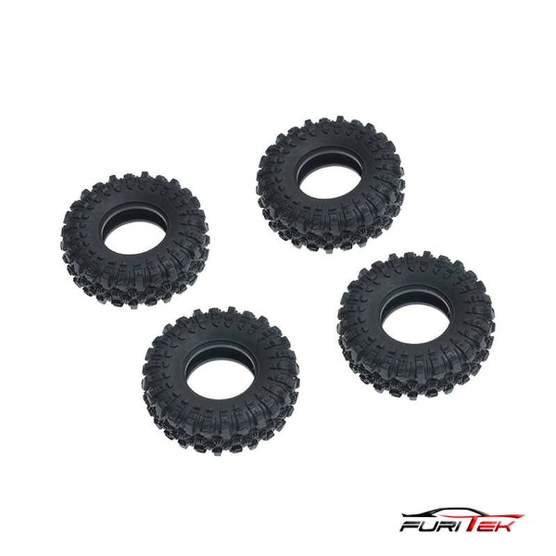 FURITEK Mudder-XL Reifen extra soft (60x24,5mm/ID 33mm) (4) für 1.2 Reifen FUR-2443