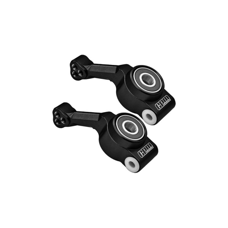 GPM Aluminium Radträger hinten schwarz TRX Rustler, Hoss 4x4 RUS4022NBK