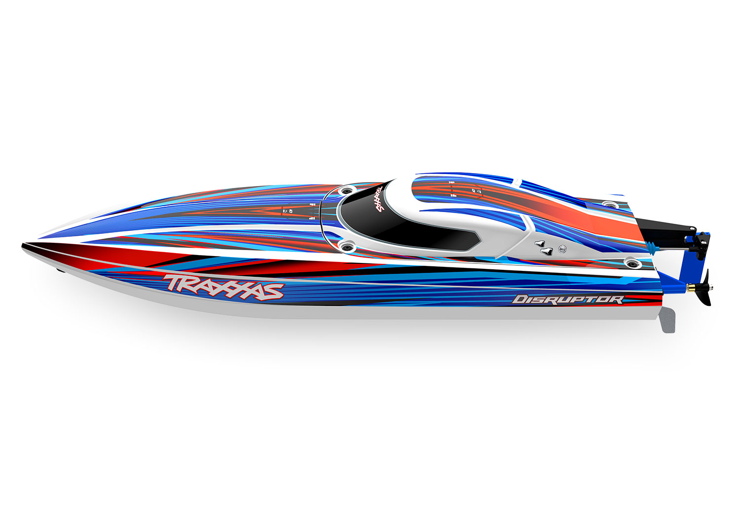 Traxxas DISRUPTOR Blau 26 Zoll Brushless Rennboot V-Rumpf 106064-4 - Abbildung 2