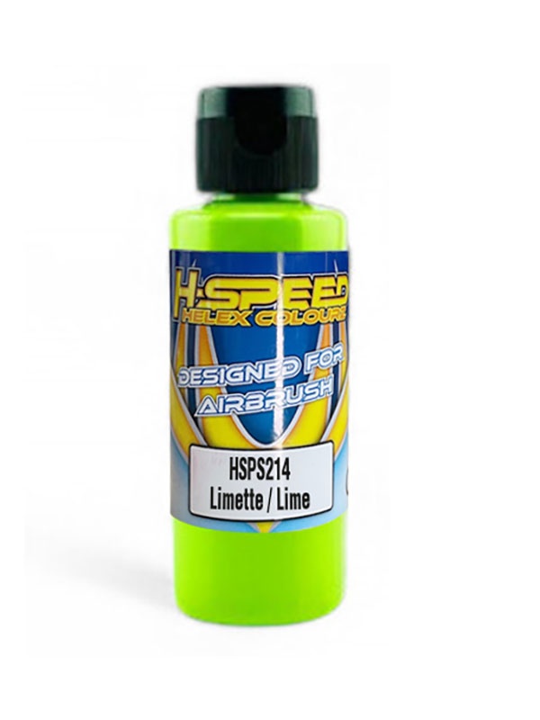 H-SPEED Lexan Airbrush Farbe 60 ml Limette / Lime HSPS214