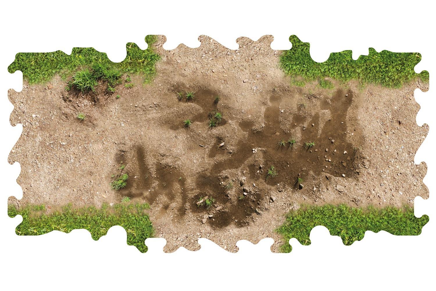 ToysWD Crawler Park: 2x Crossing With Puddle Of Water For 1/18 & 1/24 RC Crawler Park Circuit TWDTRK008