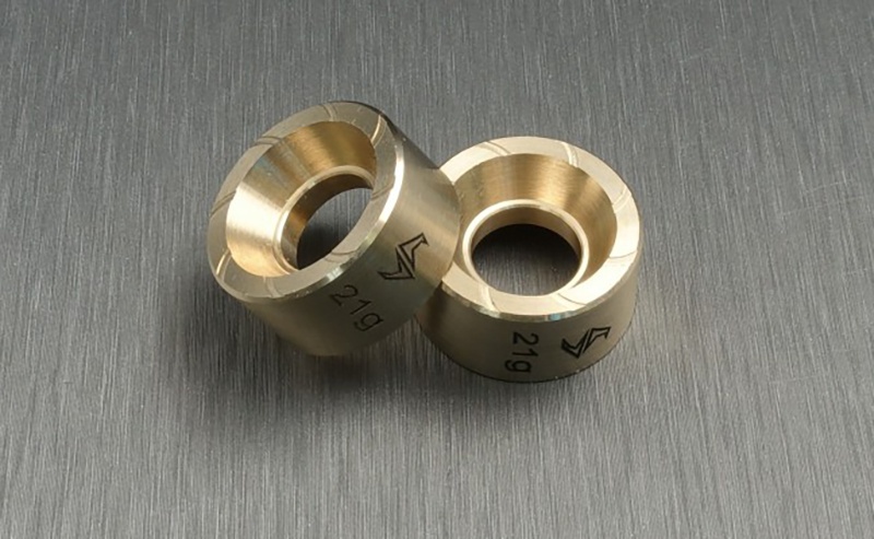 SAMIX Felgengewichte Messing Defender 21g (2) gold für Traxxas TRX-4M TRX4M-4078G-D