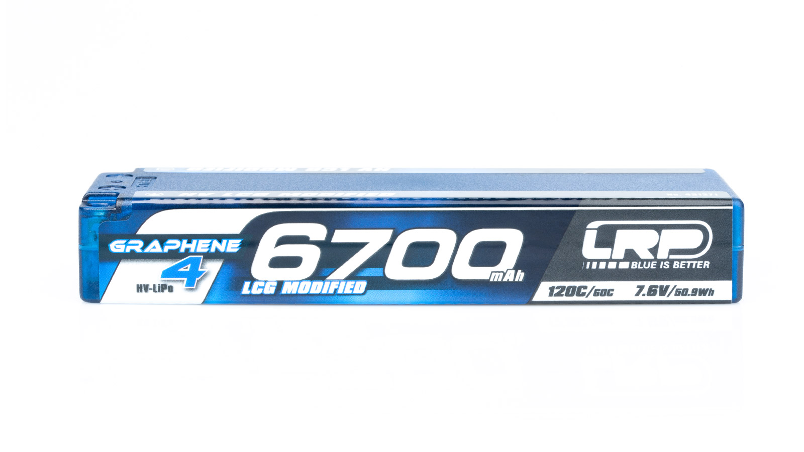 LRP HV LCG Modified GRAPHENE-4 6700mAh Hardcase Akku 7.6V LiPo 120C / 60C