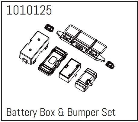Hobby Plus T-Hunter Battery Box & Bumper Set - PRO Crawler 1:18 240272