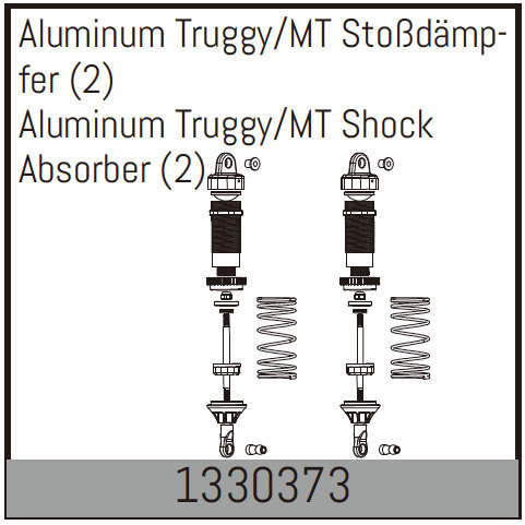 Absima Aluminum Truggy/MT Stoßdämpfer (2) 1330373