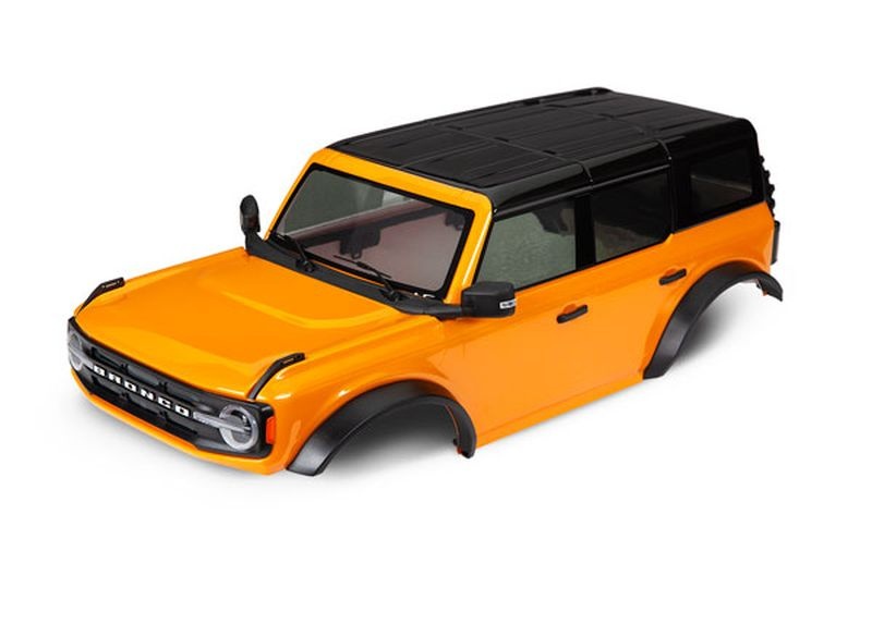 Traxxas Karo 2021 Ford Bronco orange lackiert + Anbau-Teile 9211X