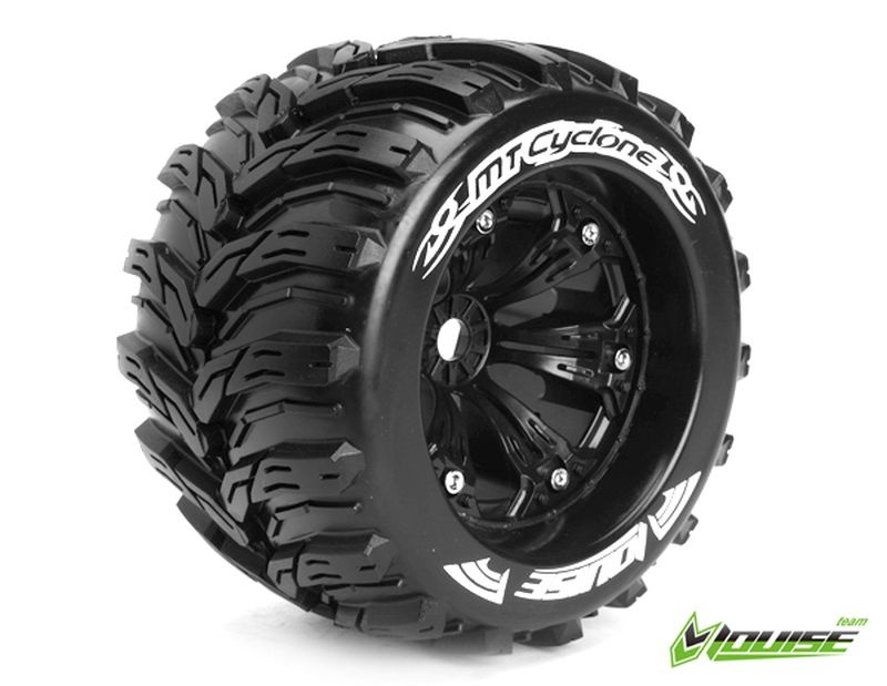 Louise MT-Cyclone Reifen soft auf 3.8 Felge schwarz 17mm (2) L-T3220B