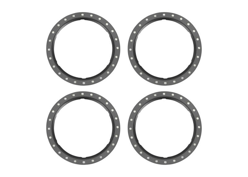 Traxxas Pro Scale Beadlock Ringe Aluminium grau (4)  10276-GRAY - Abbildung 1