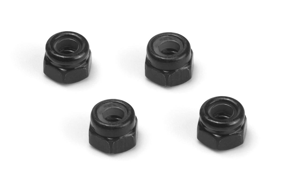 HPI Stopmutter M2.5 (Schwarz/4St.) 161188
