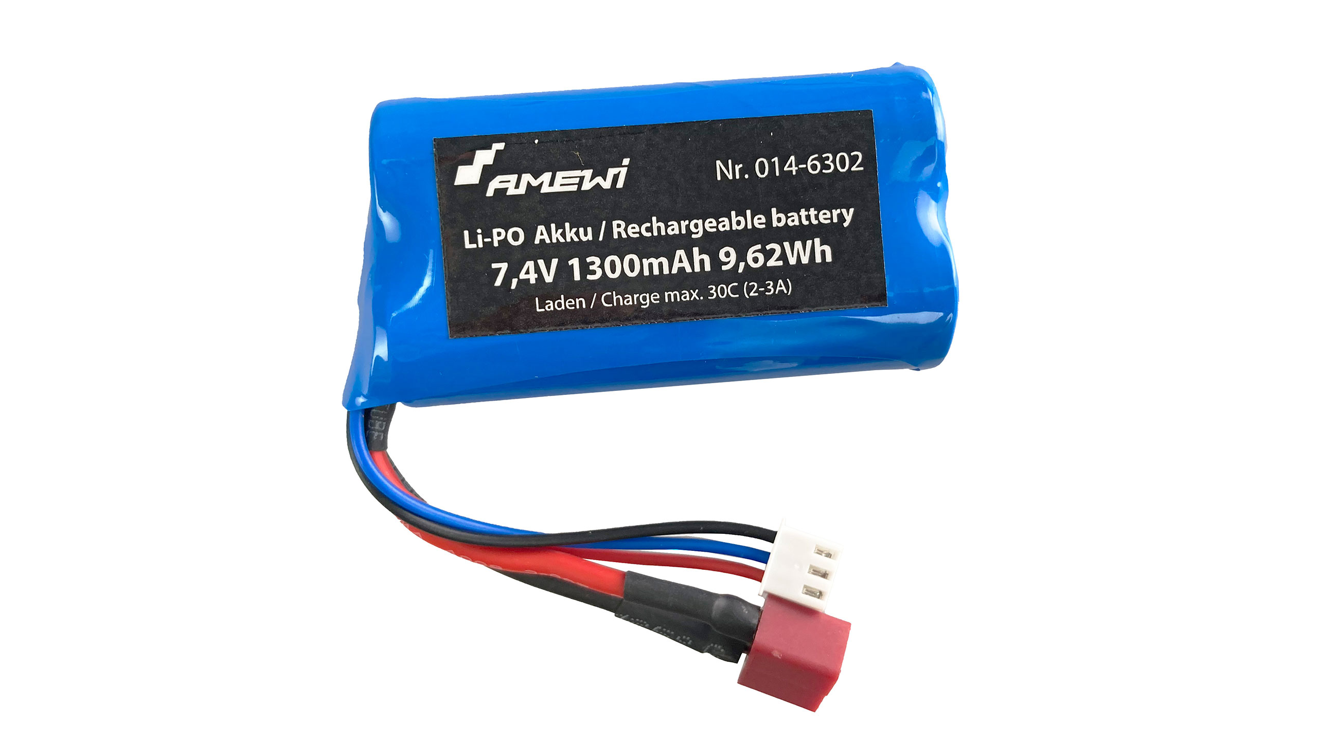 Amewi 6051 Li-Ion Akku 7.4V 1300mAh 6051