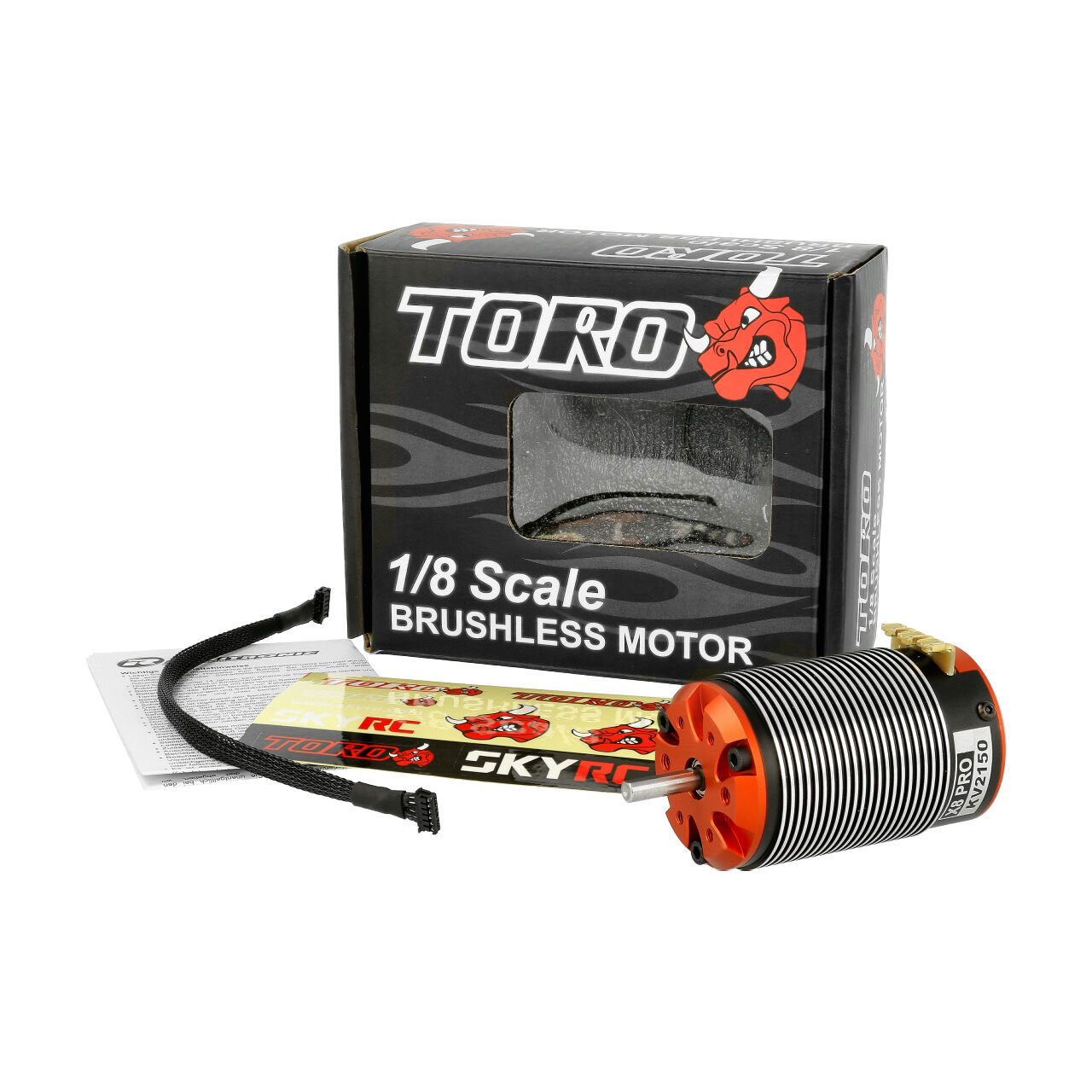 SkyRC Toro Brushless Motor X8 Pro 2150kV für Buggy 1/8 SK-400009-12