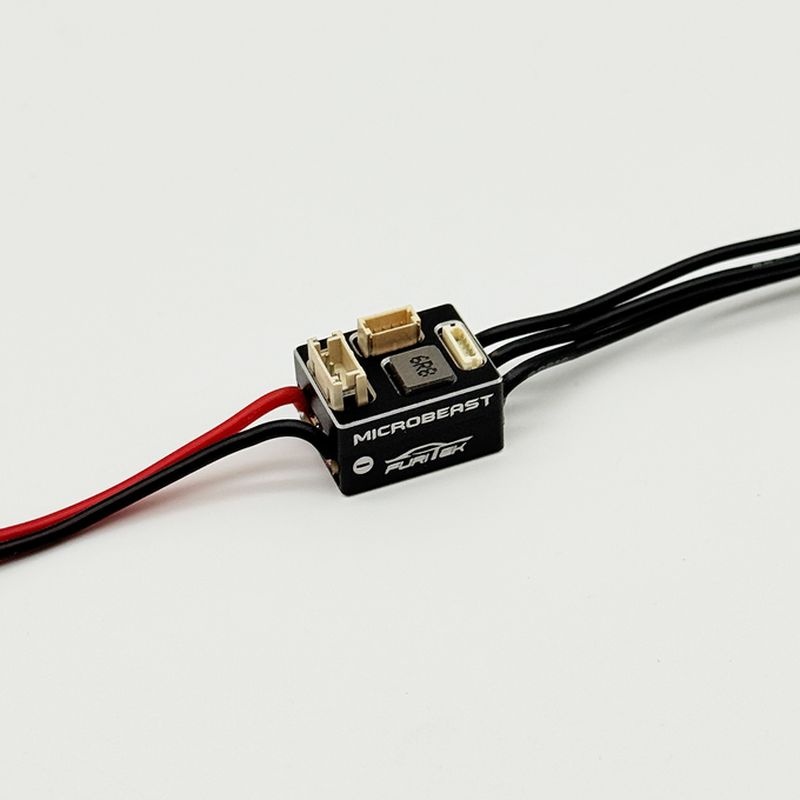 FURITEK Microbeast 2s LiPo 25/50A BL-Regler schwarz mit WIFI für 1/24 & 1/28 Drift & Racing FUR-2807