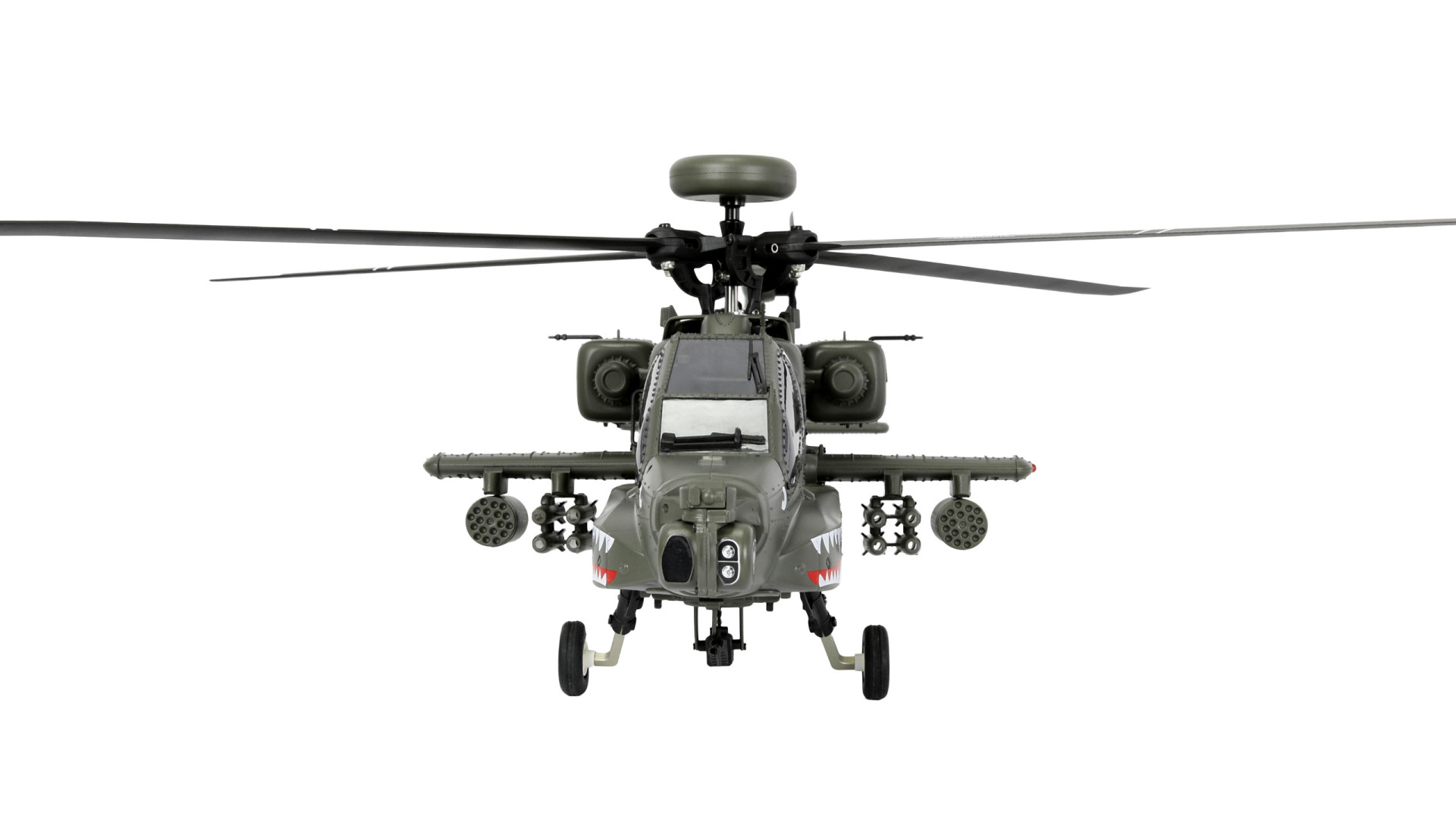 Amewi Apache AH-64D CP Helikopter 6G/3D RTF grün 25368 - Abbildung 4