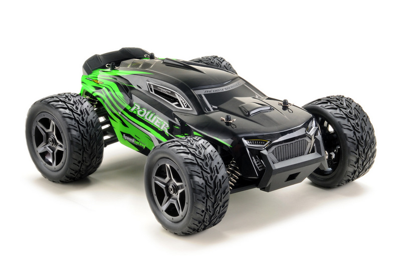 Absima 1:14 Elektro High Speed Race Truck POWER schwarz/grün 4WD RTR 14002
